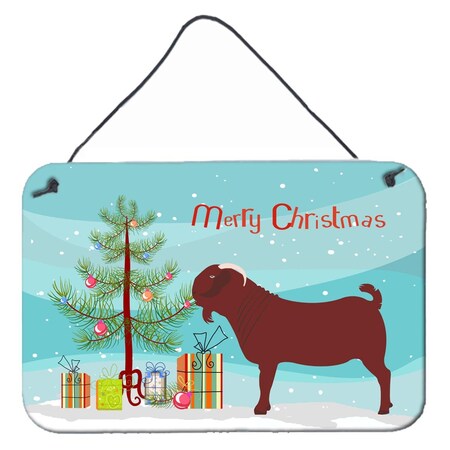 Carolines Treasures Kalahari Red Goat Christmas Wall or Door Hanging Prints BB9258DS812
